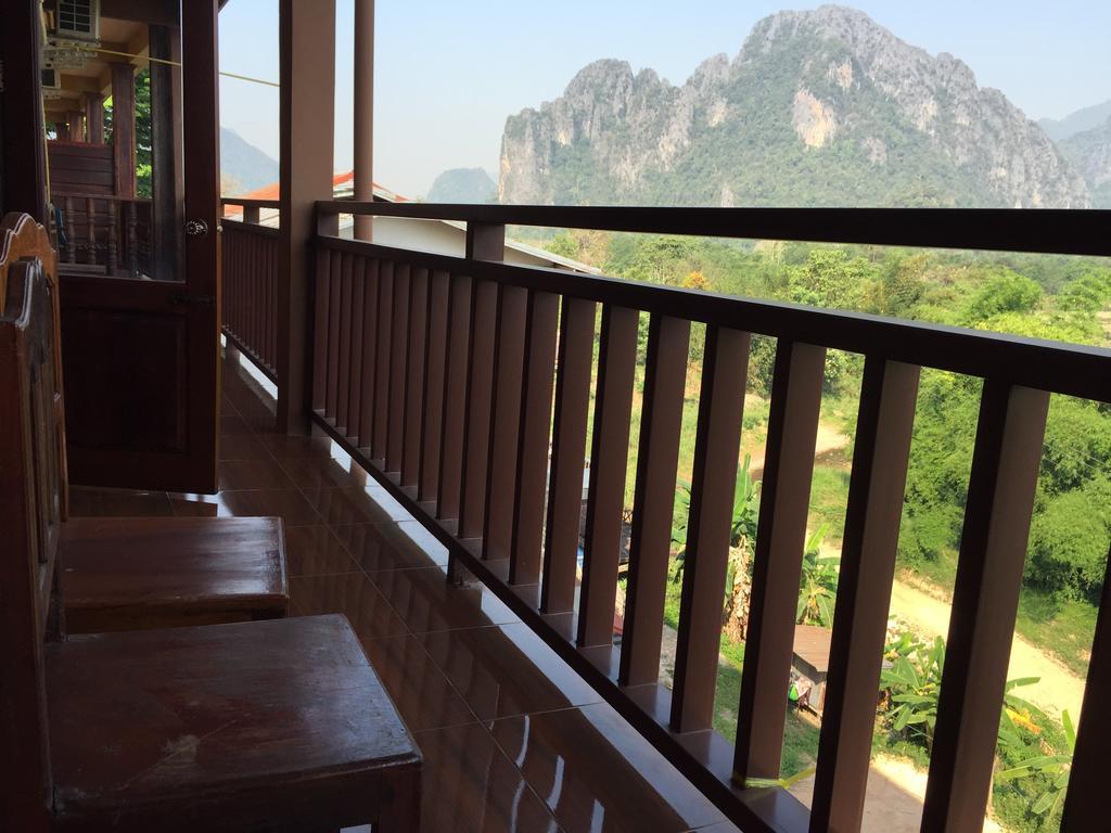 Happy River View Hotel Vang Vieng Luaran gambar