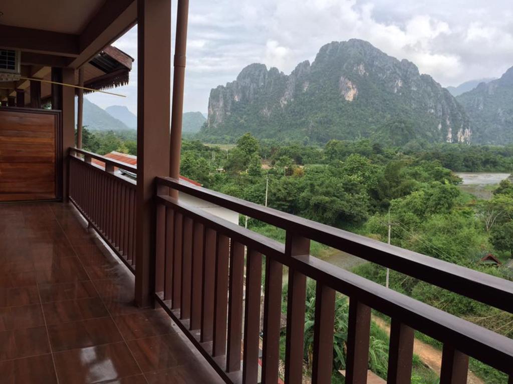 Happy River View Hotel Vang Vieng Luaran gambar
