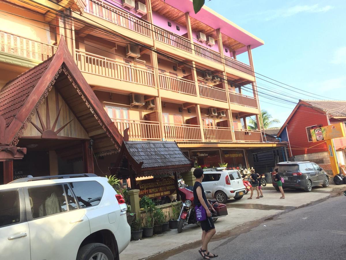 Happy River View Hotel Vang Vieng Luaran gambar